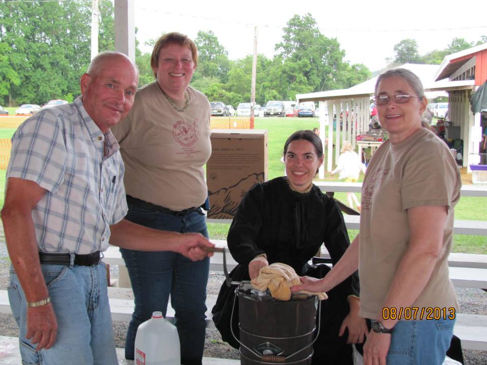 The Genealogical Society's ice cream team once again won Best Presentation at the Ice Cream Making contest.